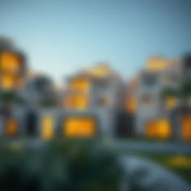 Modern residential properties in Mirdif highlighting architectural diversity