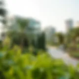 A serene park in Mirdif showcasing lush greenery and family-friendly spaces