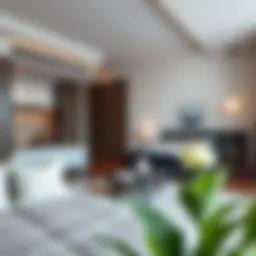 Modern studio interior showcasing elegant design