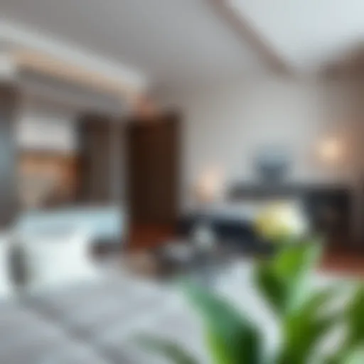 Modern studio interior showcasing elegant design