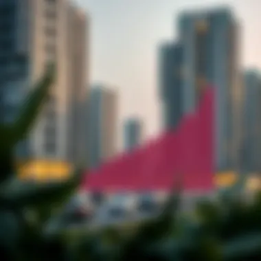 A chart illustrating the growth trends in Dubai's real estate market
