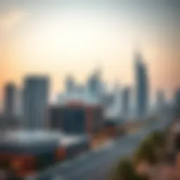 A stunning skyline view of new developments in Dubai showcasing modern architecture