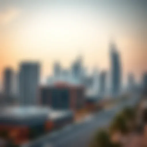 A stunning skyline view of new developments in Dubai showcasing modern architecture