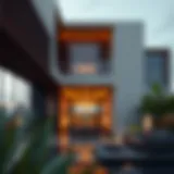 Stunning architectural design of Pearl Residence showcasing modern aesthetics