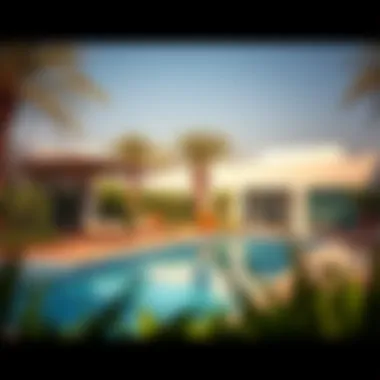 Diverse Pool Styles in UAE Properties Diverse pool styles showcased in a garden setting