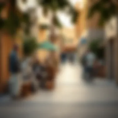 Community gathering spot in Satwa highlighting neighborhood dynamics