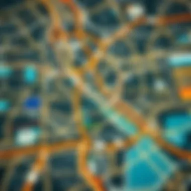 Connectivity Map of Silicon Oasis Metro Map showcasing the connectivity of Silicon Oasis Metro with other transit lines