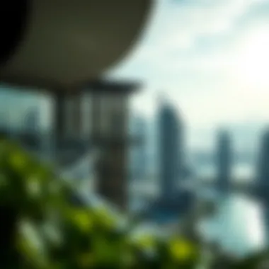 Breathtaking Views from Sobha Verde Panoramic view of Jumeirah Lakes Towers from Sobha Verde
