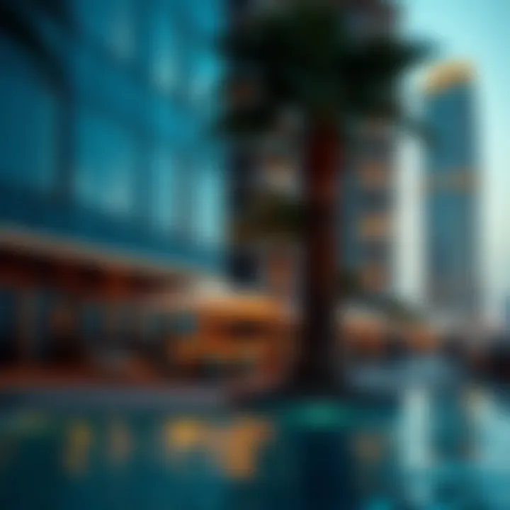 Vibrant lifestyle scene around Soho Palm Jumeirah