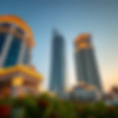 Architectural details highlighting the design features of the Al Ameri Building