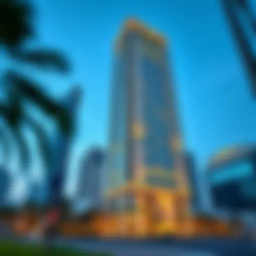 Stunning exterior view of the Al Ameri Building showcasing its modern architecture