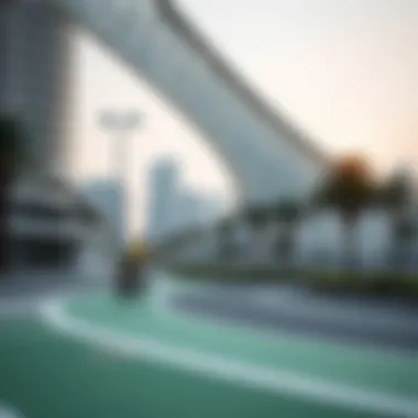 Innovative Cycling Design Modern cycling infrastructure in Dubai