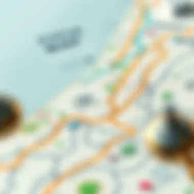 Comprehensive Cycling Route Map Map of Dubai's extensive cycling routes