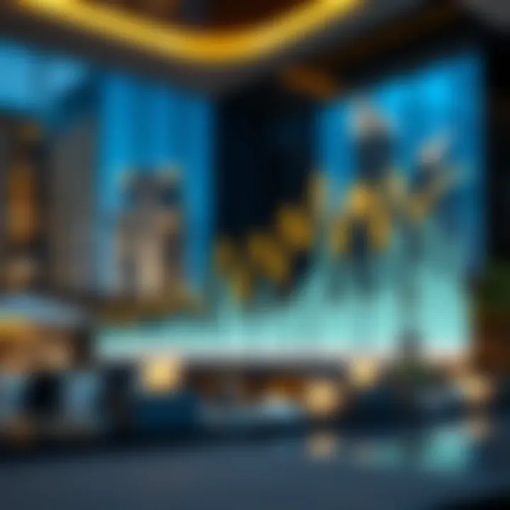 Market Trends in Dubai Real Estate Modern financial chart illustrating market trends