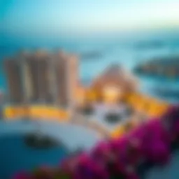 A panoramic view of Bayz by Danube showcasing its architectural splendor