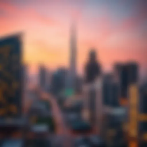 Dubai skyline showcasing luxury properties