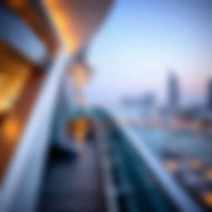 Modern architectural design of the Viewing Deck