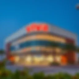 Exterior view of Viva Supermarket showcasing modern architecture