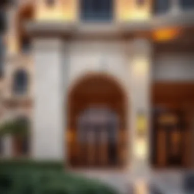Architectural Elegance of Goldcrest Executive Stunning architectural detail of Goldcrest Executive exterior