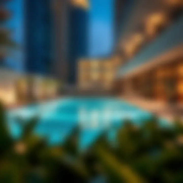 Luxurious amenities showcasing the pool area at Goldcrest Executive