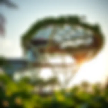Innovative Structure Merging Nature and Technology Architectural design of Green Planet Dubai