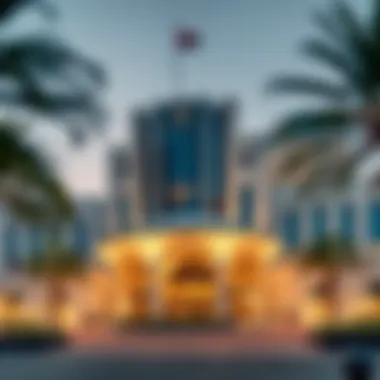 UAE Government Authority Illustration of UAE government building