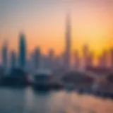 Stunning skyline of Dubai showcasing modern architecture