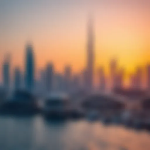 Stunning skyline of Dubai showcasing modern architecture
