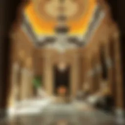 Luxurious Arabian decor showcasing intricate patterns