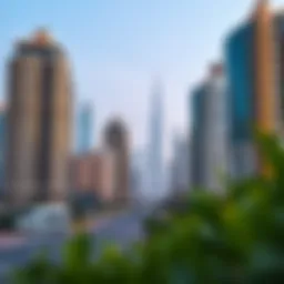 A stunning skyline view of Dubai showcasing modern architecture