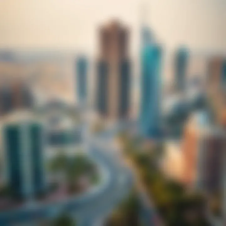 Navigating Neighborhoods: Strategic Locations for Investment A strategic map of various neighborhoods in Dubai for real estate investment