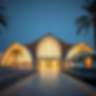 Architectural Design of Jaddaf Metro Station Exterior view of Jaddaf Metro Station