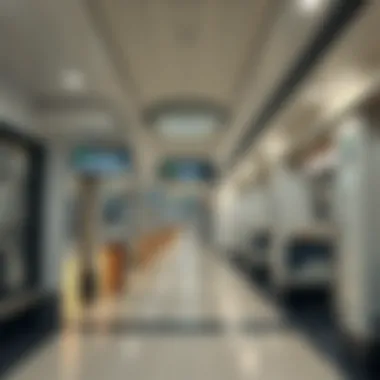 Modern Facilities within Jaddaf Metro Station Interior amenities of Jaddaf Metro Station