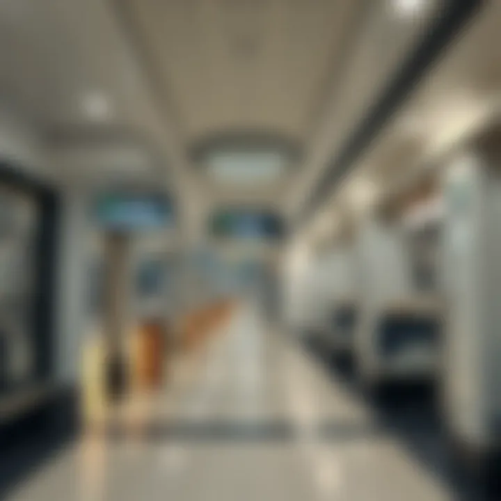 Modern Facilities within Jaddaf Metro Station Interior amenities of Jaddaf Metro Station