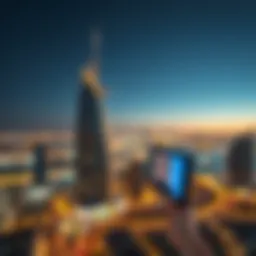 Stunning skyline view of JBR Bahar