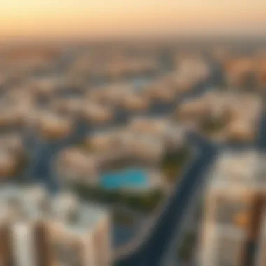 Aerial view of Jouri Hills development