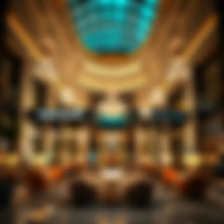 Luxurious interior design highlighting the elegance of Marina Arcade