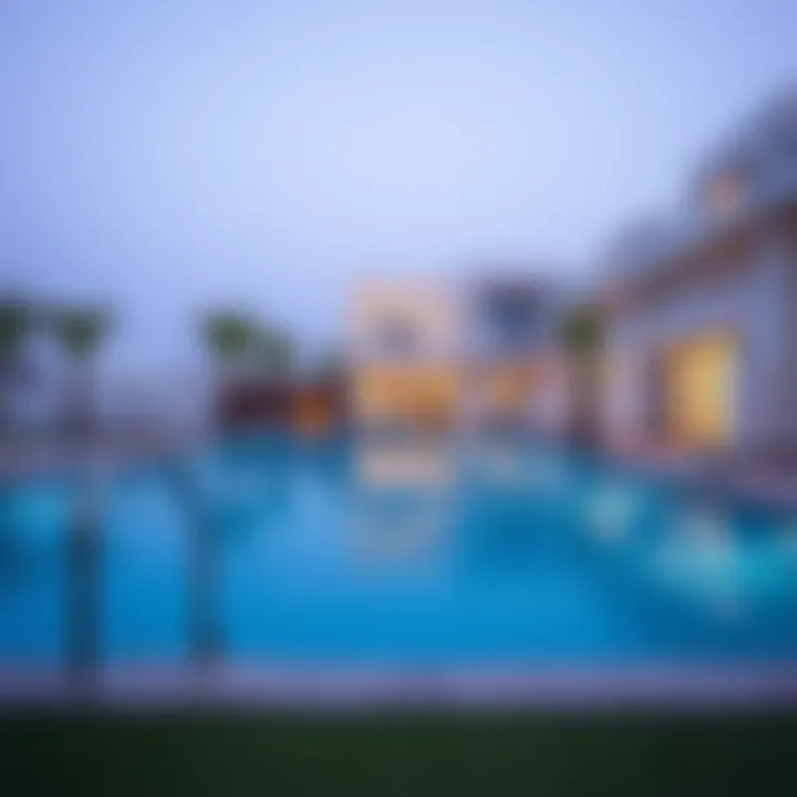 Modern resort featuring private pool suites