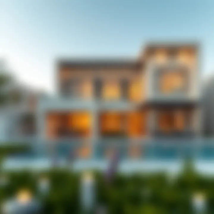 Modern villa in Nad Al Shiba highlighting luxury living