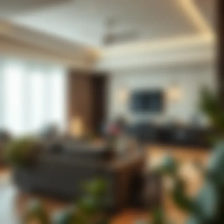 Creating Comfort in Your New Home A cozy living room setup in a new apartment