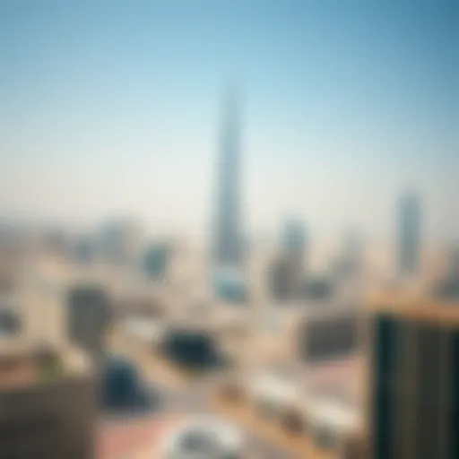 Aerial view of Dubai showcasing its skyline and real estate