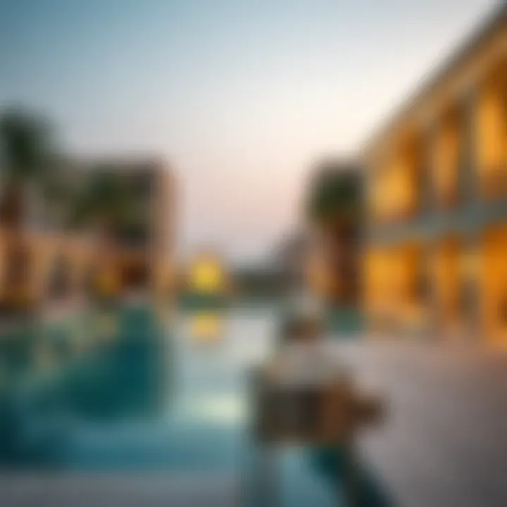 Luxurious amenities at Damac Gems Estate, highlighting a lavish lifestyle