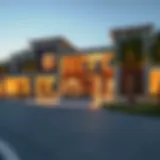 Luxury Architecture of Damac Gems Estate Stunning exterior view of the Damac Gems Estate showcasing luxury architecture