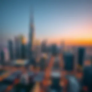 Stunning skyline view of One Tower Barsha Heights