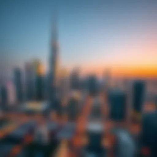 Skyline View of One Tower Barsha Heights Stunning skyline view of One Tower Barsha Heights