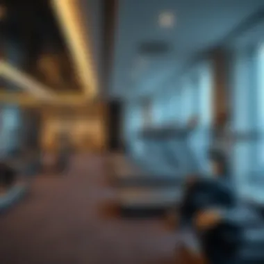 State-of-the-art fitness center in the hotel