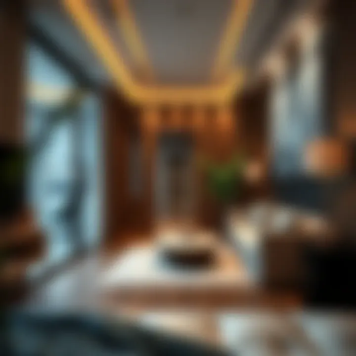 Efficient Use of Space in Partitioned Homes A close-up of a cozy and efficient partitioned living area with optimal space utilization