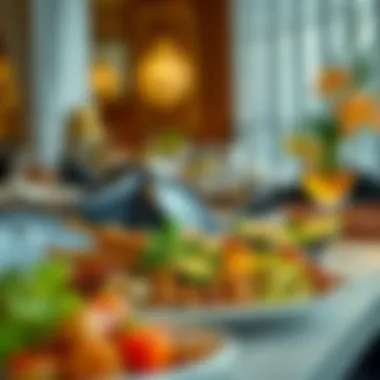 Culinary Delights: A Taste of Dubai's Diversity Diverse cuisine beautifully presented at a Dubai restaurant