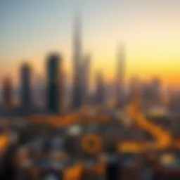 A serene skyline of Dubai during sunset reflecting the spirit of Ramadan
