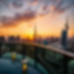 Sunset view over Dubai skyline symbolizing retirement aspirations